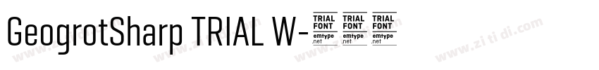 GeogrotSharp TRIAL W字体转换